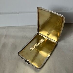 Brittan & Co Antique Sterling Silver Cigarette Case Monogram JRH